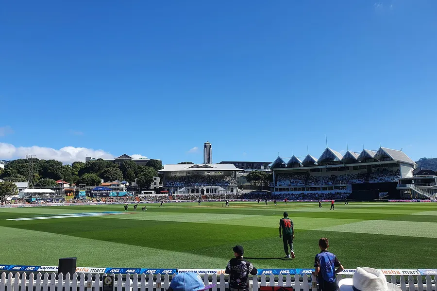 Basin Reserve in Wellington during a one-day international