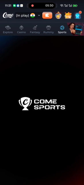 COME Sports loading screen