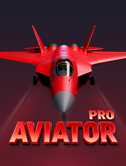 Aviator Pro red jet mobile game cover