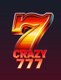Crazy 777 red and gold slot mobile game cover